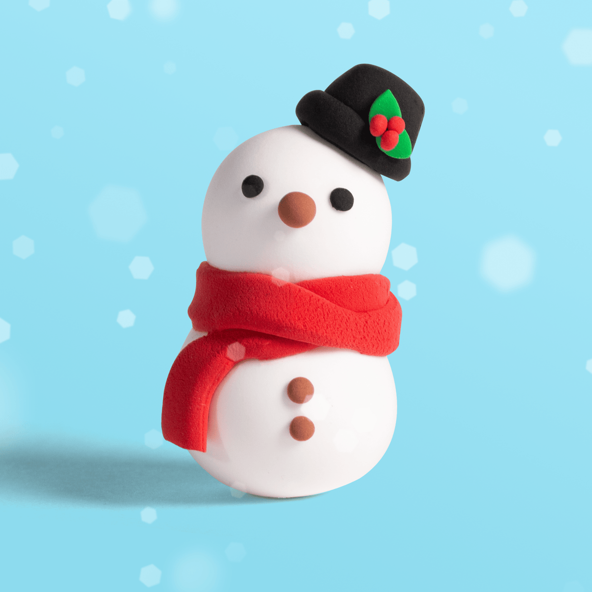 Snowman Ornament Clay Crafting Kit Default Claymoo Lil Tulips