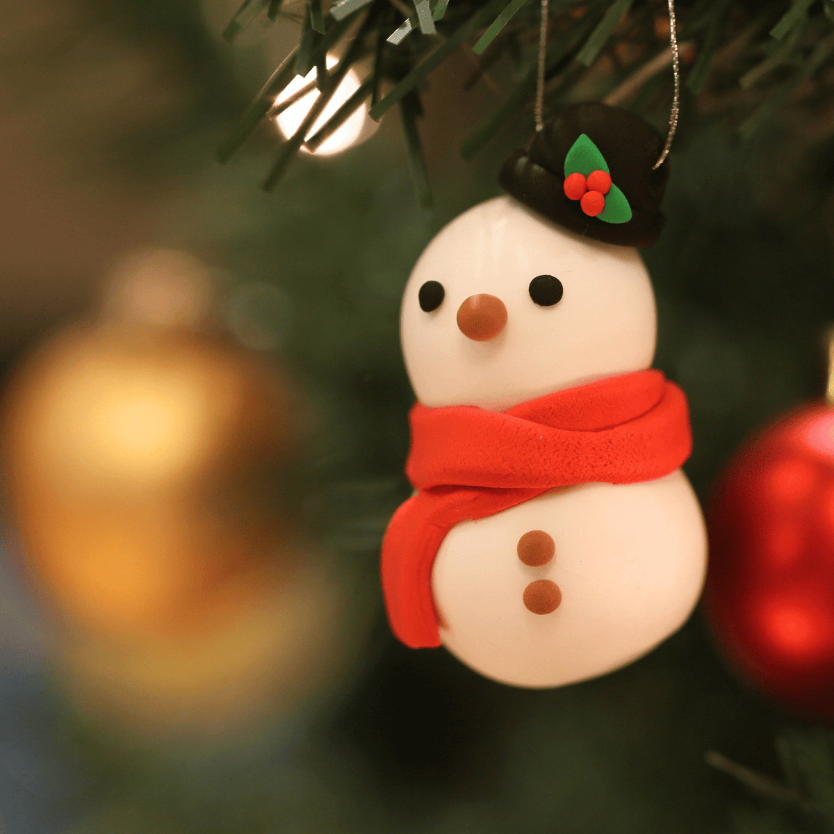 Snowman Ornament Clay Crafting Kit Default Claymoo Lil Tulips