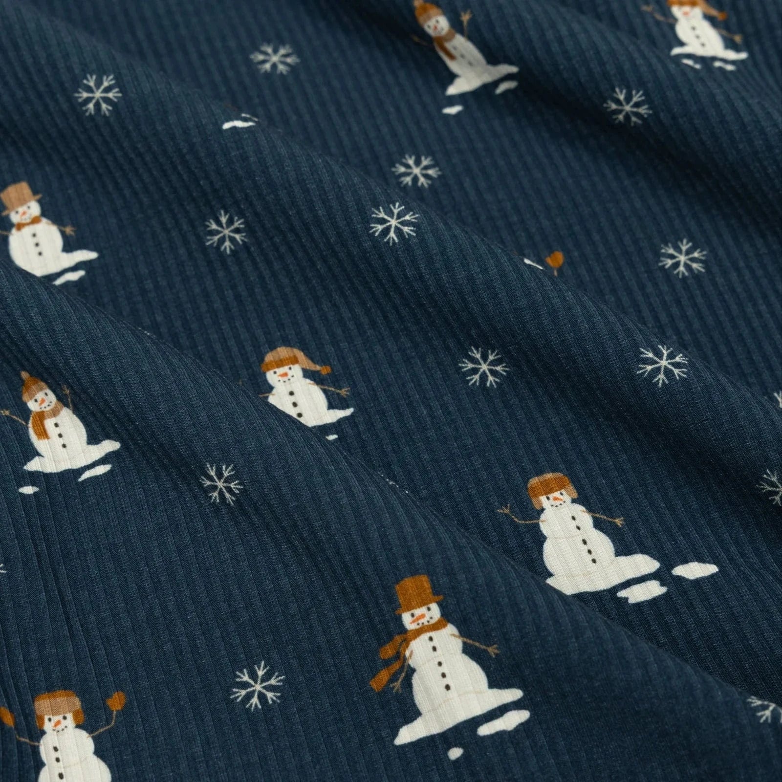 Snowmen Small Ribbed Zip Romper Brave Little Ones Lil Tulips