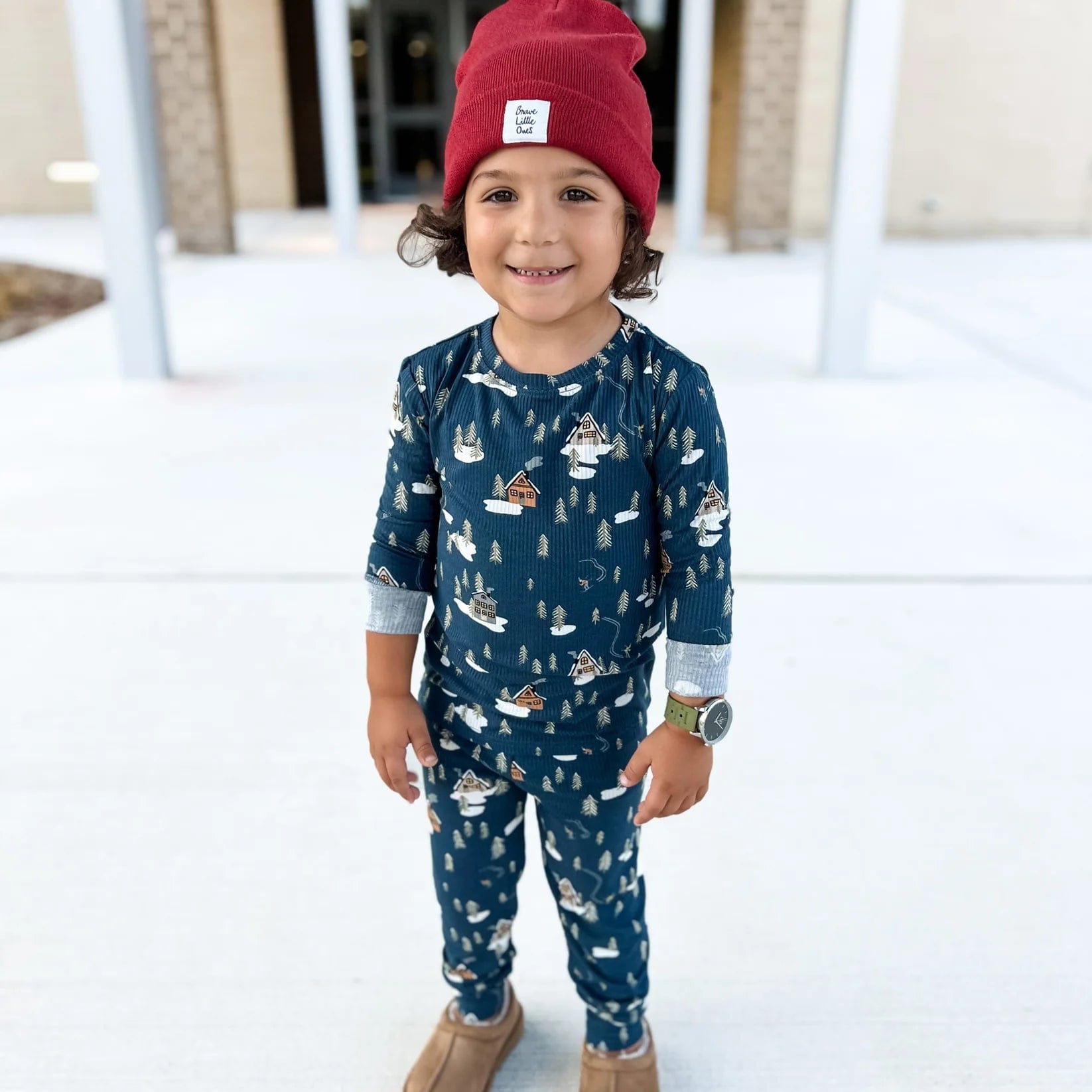 Snowy Village Ribbed Two-Piece Set - RELEASING Oct. 25th Brave Little Ones Lil Tulips