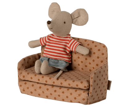 Sofa bed, Mouse - Dots Maileg Lil Tulips