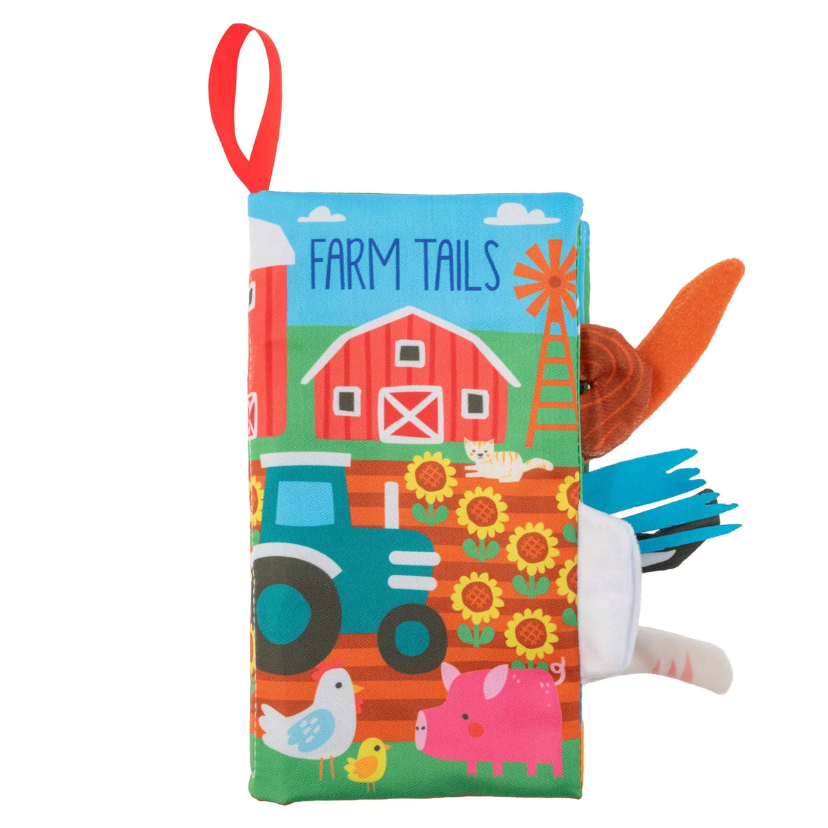 Soft Book with Tails - Farm Tails Stephen Joseph Gifts Lil Tulips