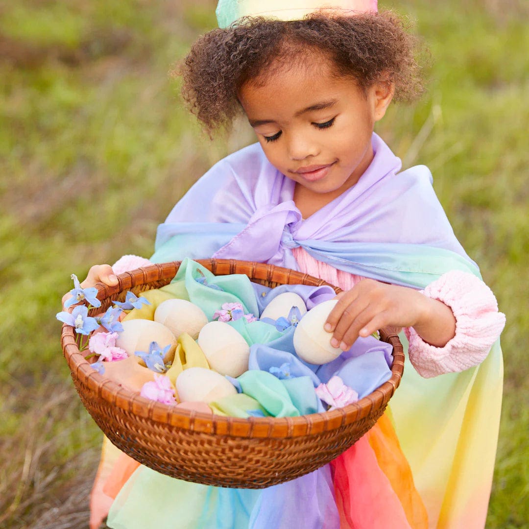 Soft Rainbow Playsilk Sarah's Silks Lil Tulips