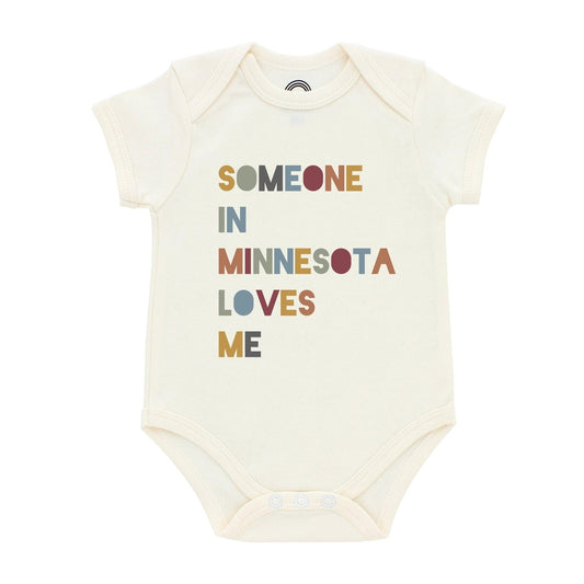 Someone in Minnesota Loves Me Baby Onesie Emerson and Friends Baby & Toddler Clothing Lil Tulips