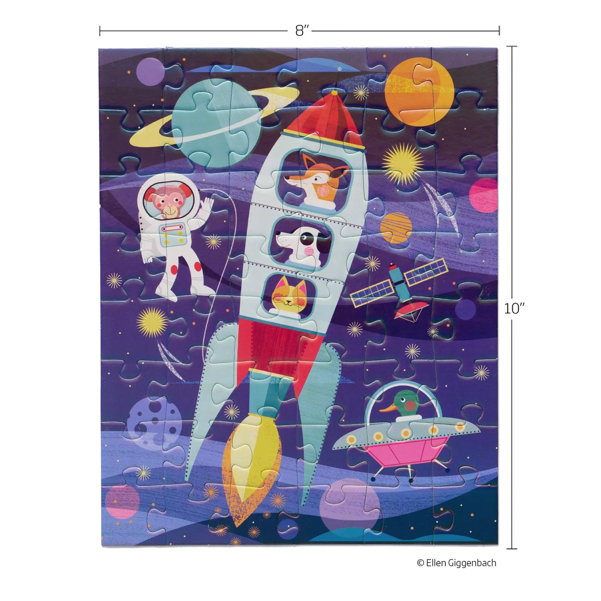 Space Explorers 48 Piece Puzzle Snax WerkShoppe Lil Tulips