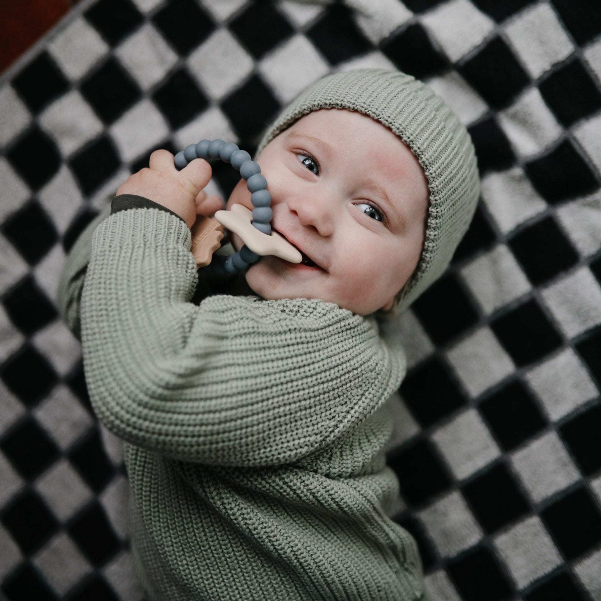 Space Teething Ring Mushie Lil Tulips