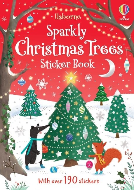 Sparkly Christmas Trees Sticker Book Harper Collins Childrens Lil Tulips