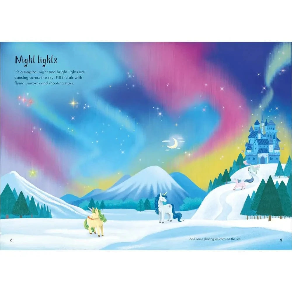 Sparkly Unicorns Sticker Book Harper Collins Childrens Lil Tulips