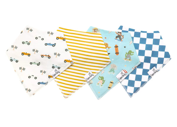 Speedster Bandana Bibs Copper Pearl Lil Tulips