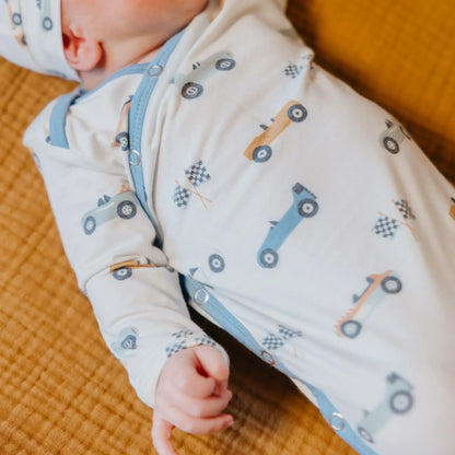 Speedster Newborn Knotted Gown Copper Pearl Lil Tulips