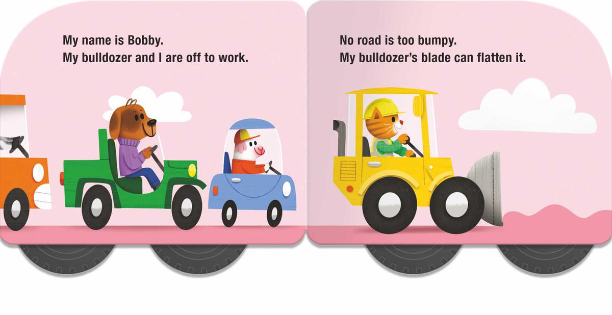 Speedy Wheels Board Book - Bulldozer Simon & Schuster Lil Tulips