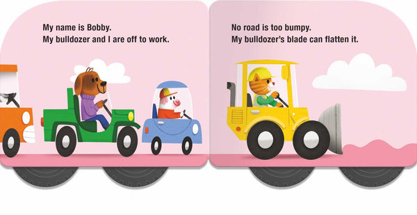 Speedy Wheels Board Book - Bulldozer Simon & Schuster Lil Tulips