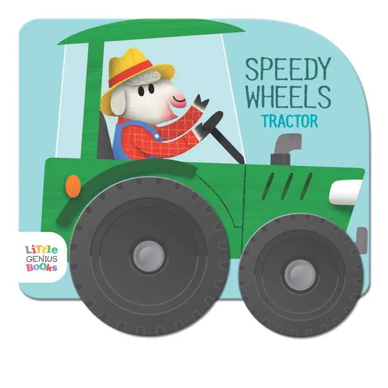 Speedy Wheels Board Book - Tractor Simon & Schuster Lil Tulips