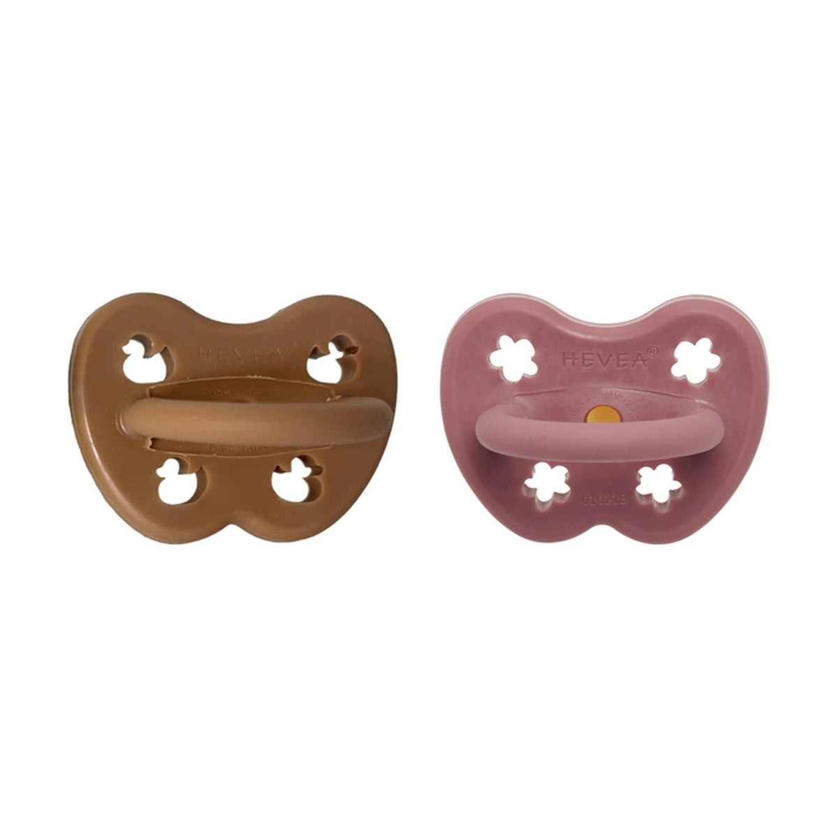 Spiced Berry Orthodontic Pacifiers – 3–36 Months (2-Pack) Hevea Lil Tulips