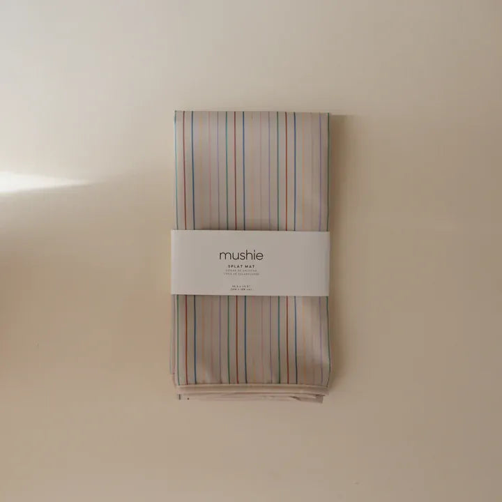 Splat Mat - Retro Stripe Mushie Lil Tulips