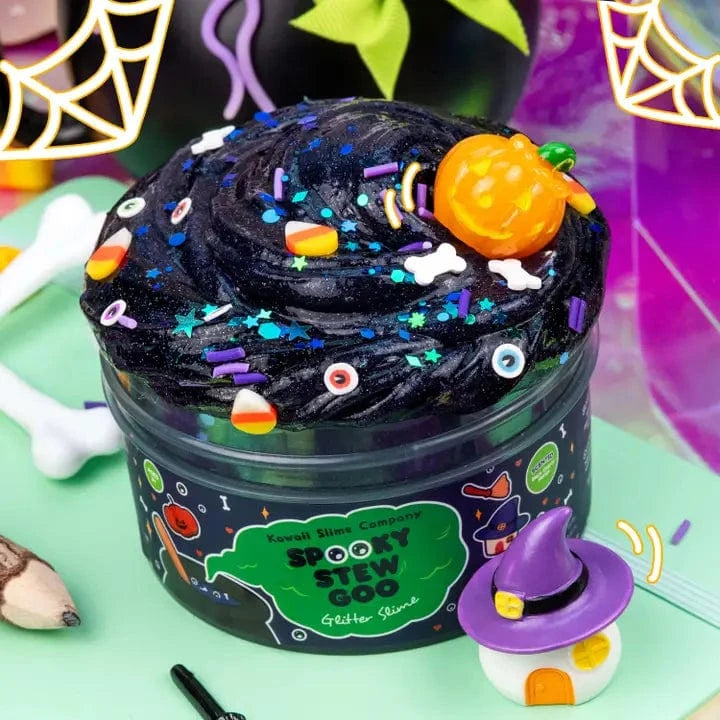 Spooky Stew Goo Glitter Slime Kawaii Slime Company Final Sale Lil Tulips