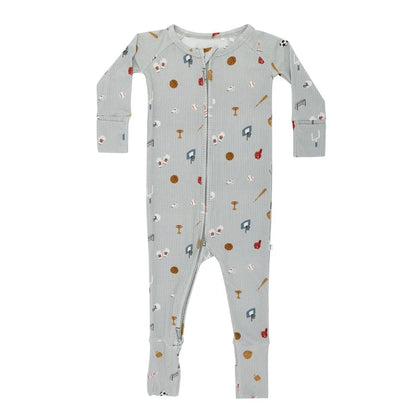 Sports Zone Small Ribbed Zip Romper Brave Little Ones Lil Tulips
