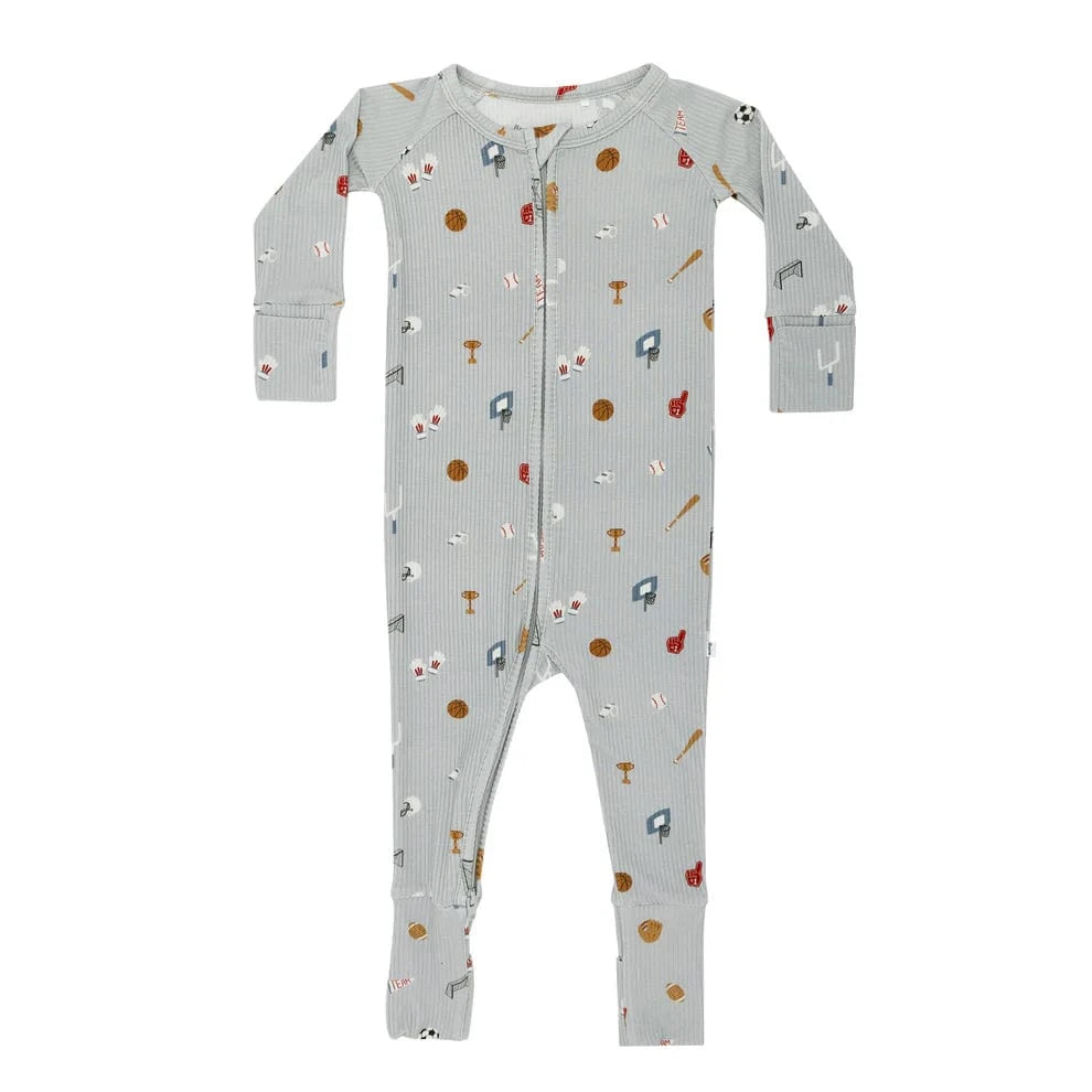 Sports Zone Small Ribbed Zip Romper Brave Little Ones Lil Tulips