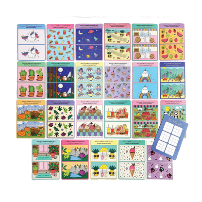 Spot the Difference Activity Cards OOLY Lil Tulips