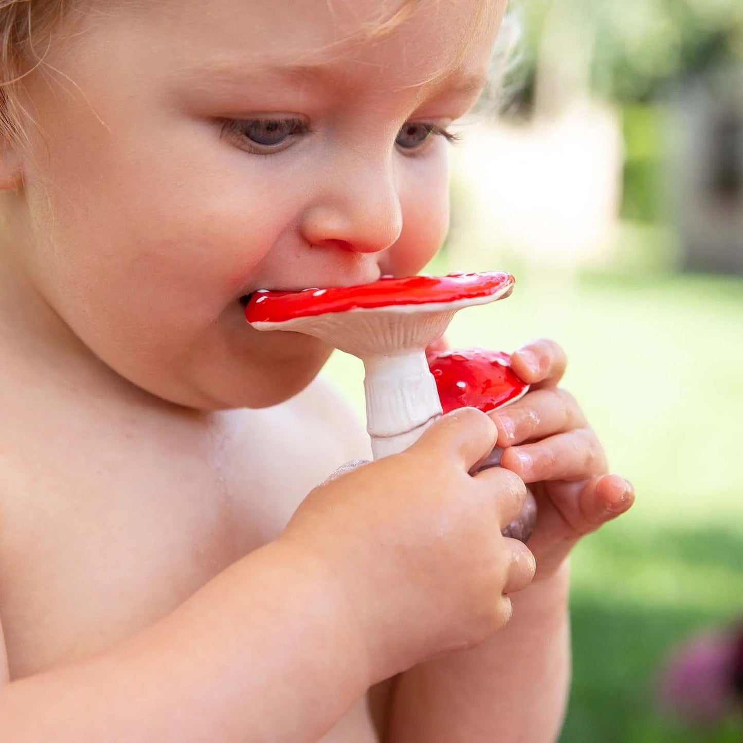 Spot the Mushroom Teether Oli & Carol Lil Tulips