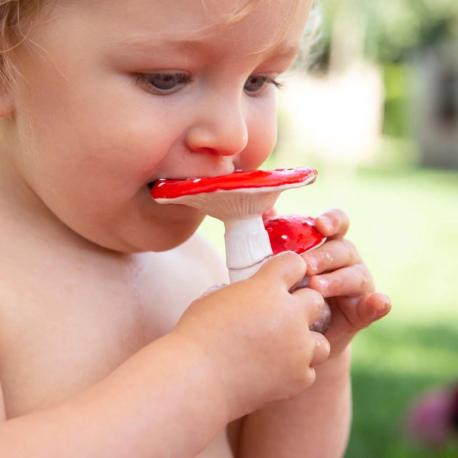 Spot the Mushroom Teether Oli & Carol Lil Tulips