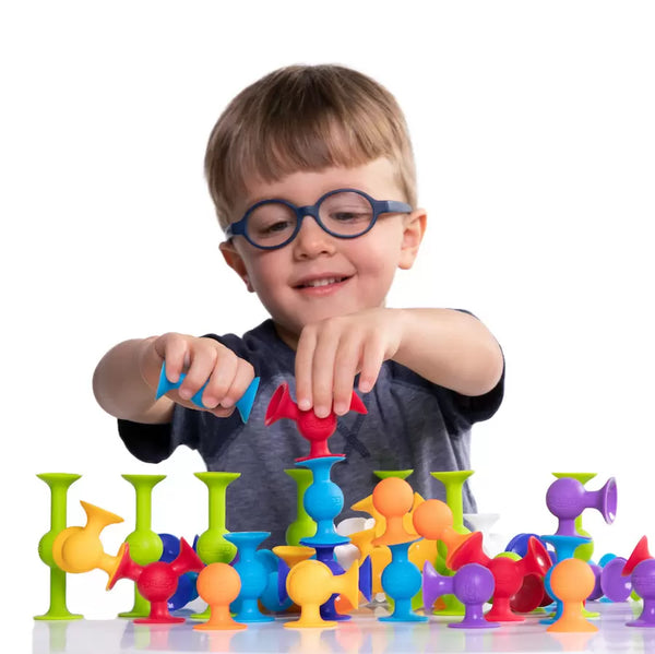 Squigz Starter Pack [24 pieces] Fat Brain Toys Lil Tulips