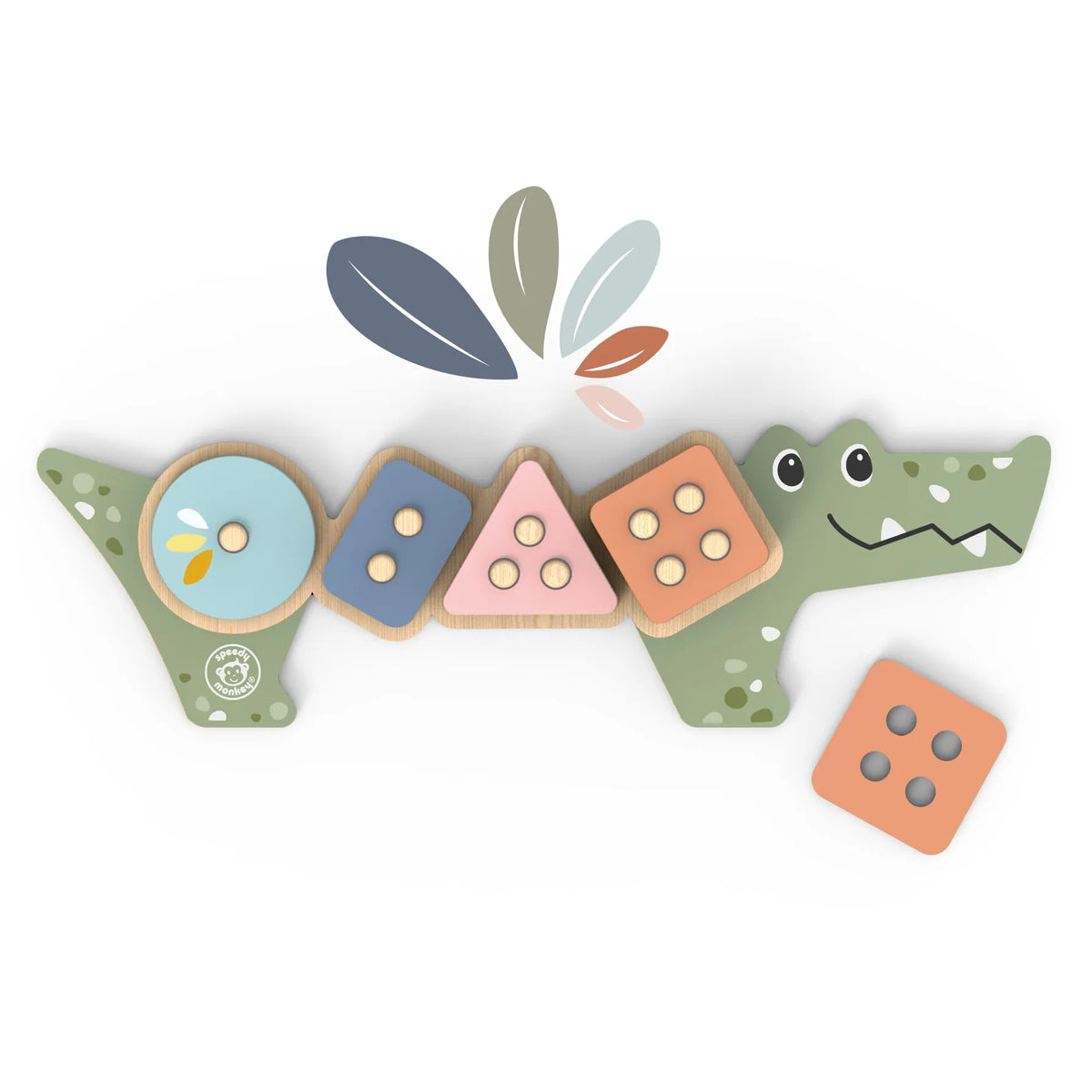 Stack & Sort Crocodile Speedy Monkey Lil Tulips