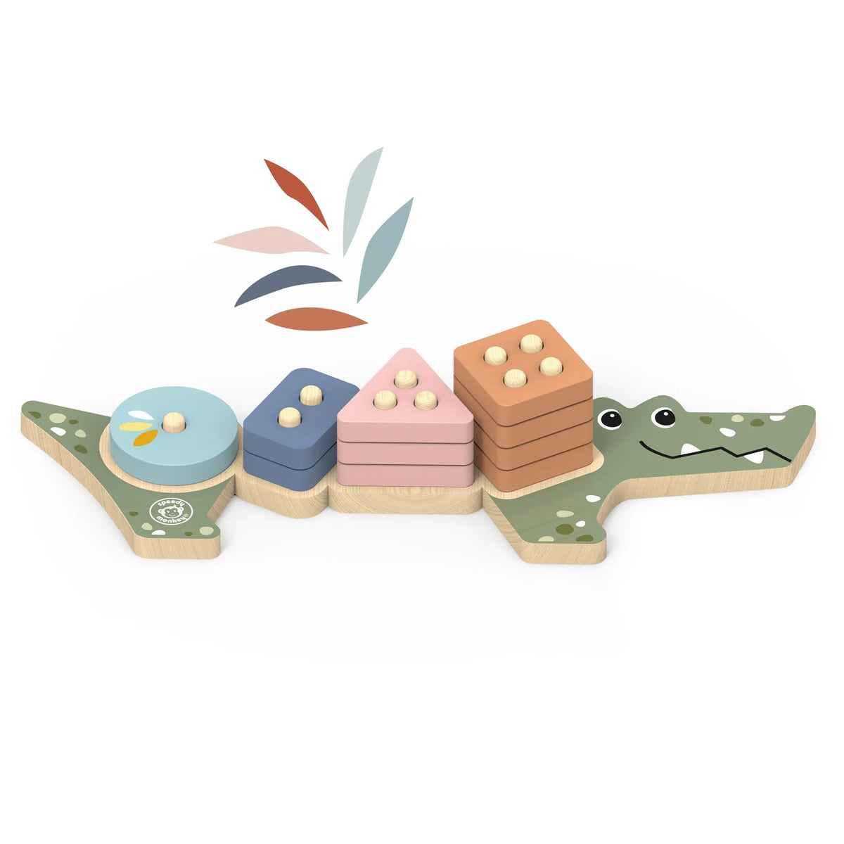 Stack & Sort Crocodile Speedy Monkey Lil Tulips