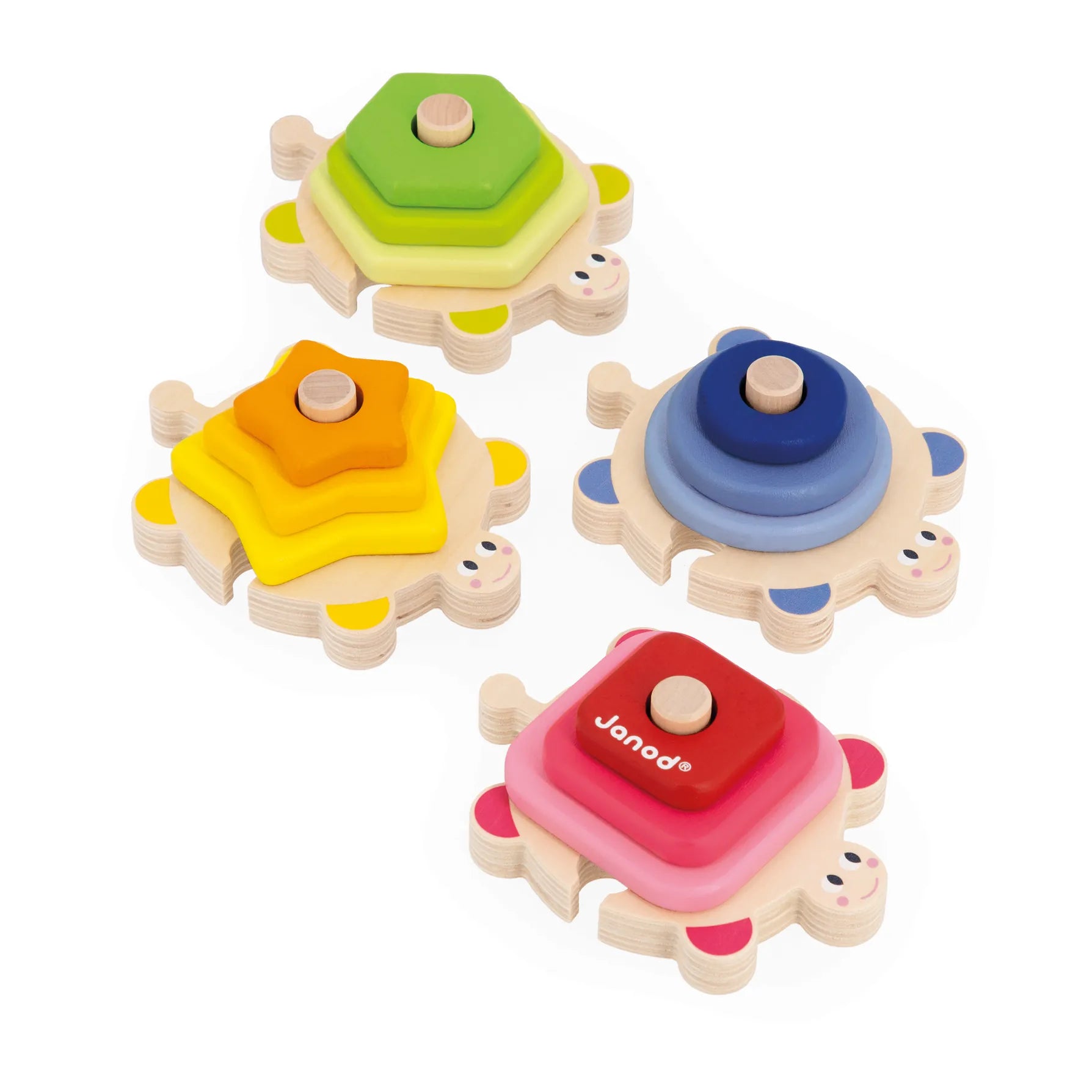 Stackable Turtle Puzzle Janod Lil Tulips