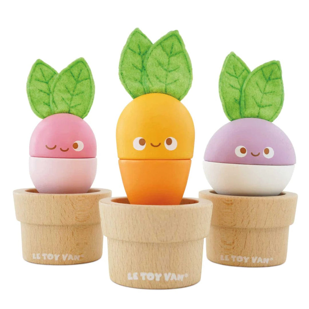 Stacking Wooden Veggies Le Toy Van Lil Tulips