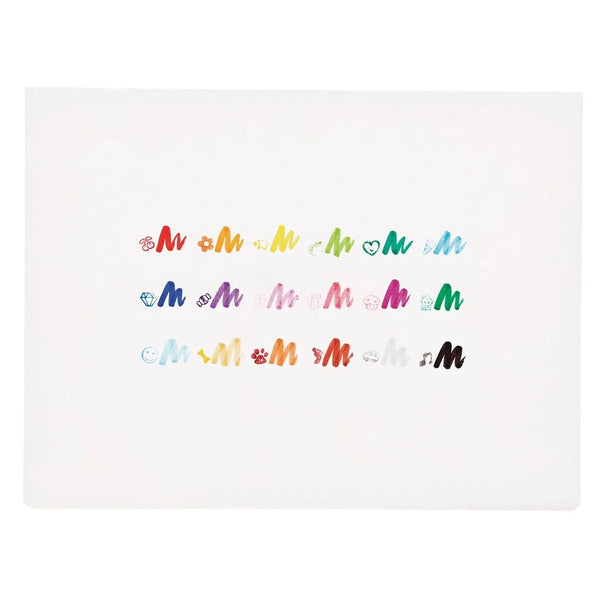 Stampables Scented Double-Ended Stamp Markers - set of 18 OOLY Lil Tulips