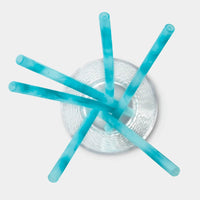 Standard Reusable Silicone Straws - Ocean (6pk) Silikids Lil Tulips