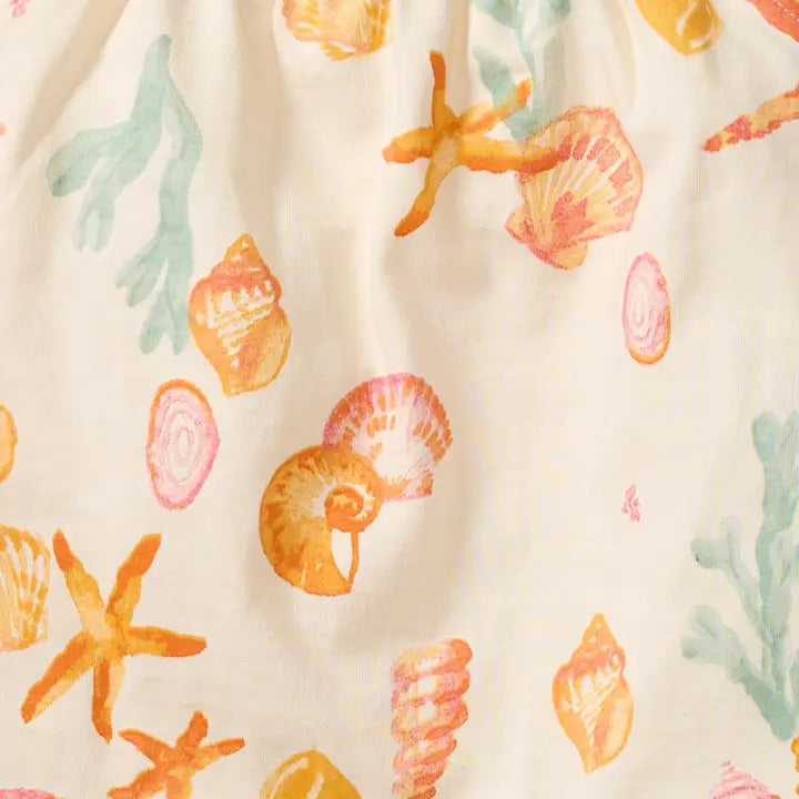 Starfish & Shells Tank & Shorts Set Burt's Bees Baby Lil Tulips