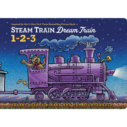 Steam Train, Dream Train 1-2-3 Chronicle Books Lil Tulips