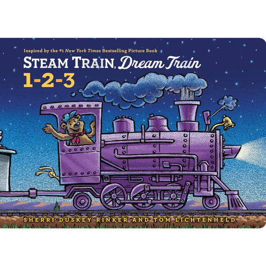 Steam Train, Dream Train 1-2-3 Chronicle Books Lil Tulips
