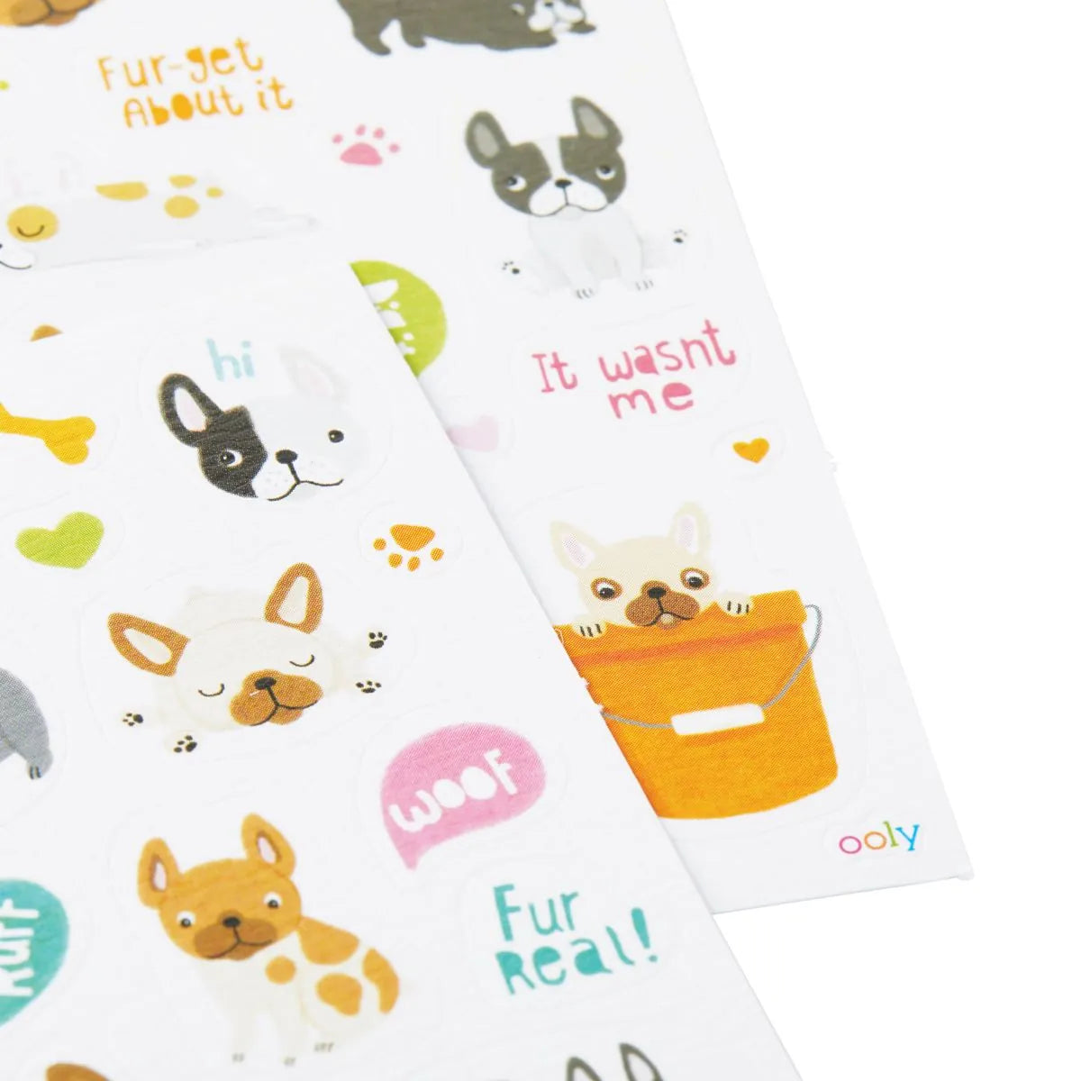 Stickiville Stickers: Frenchies - Skinny (2 Sheets) OOLY Lil Tulips