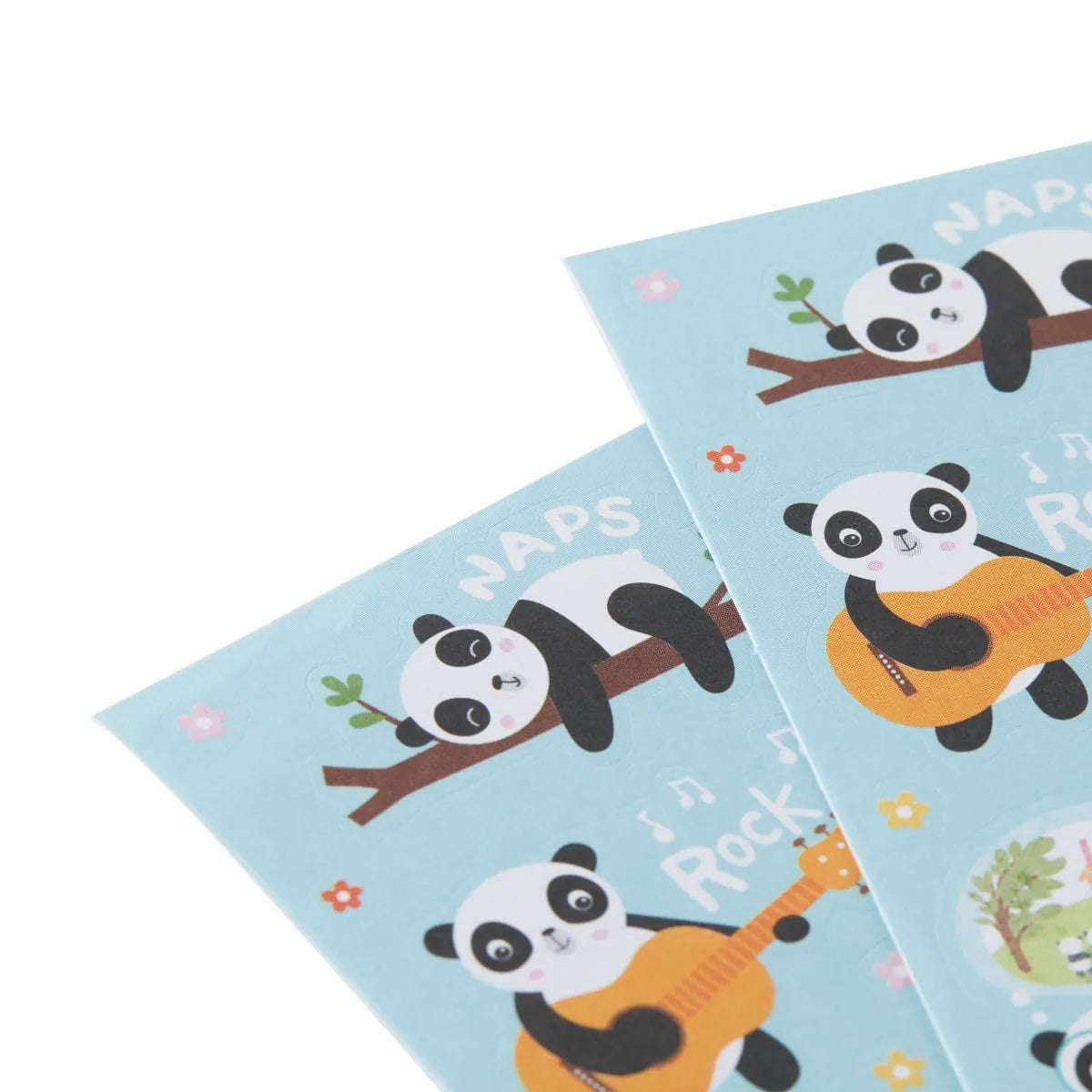 Stickiville Stickers: Playful Pandas - Skinny (2 Sheets) OOLY Lil Tulips