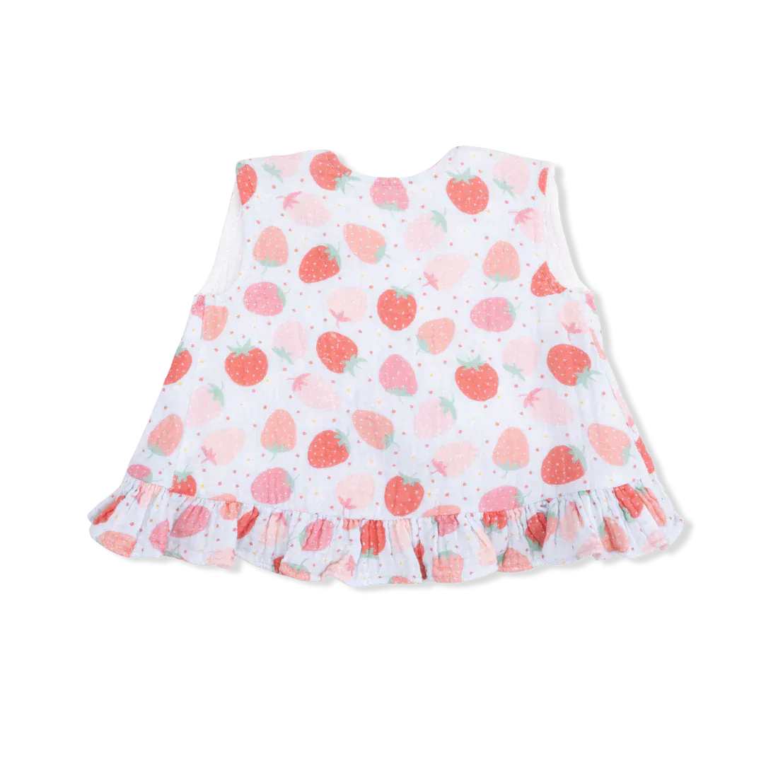 Strawberry Bliss - Ruffle Back Top & Bloomer Angel Dear Lil Tulips
