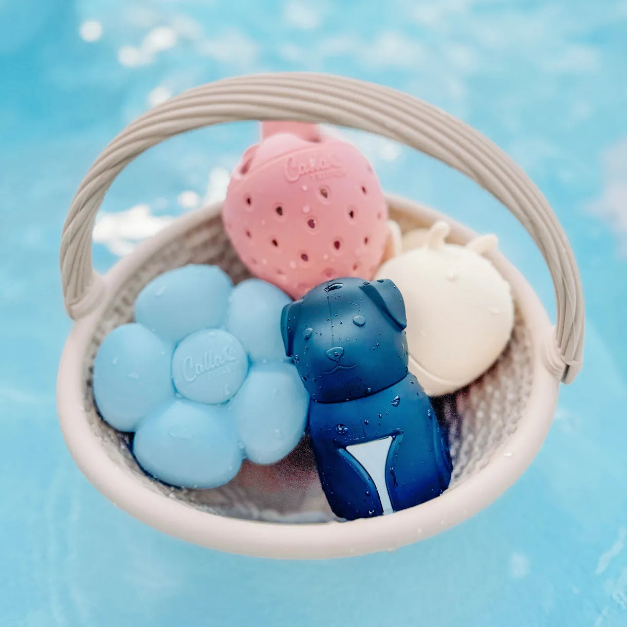 Strawberry Patch Bath Toys Calla & Friends Lil Tulips