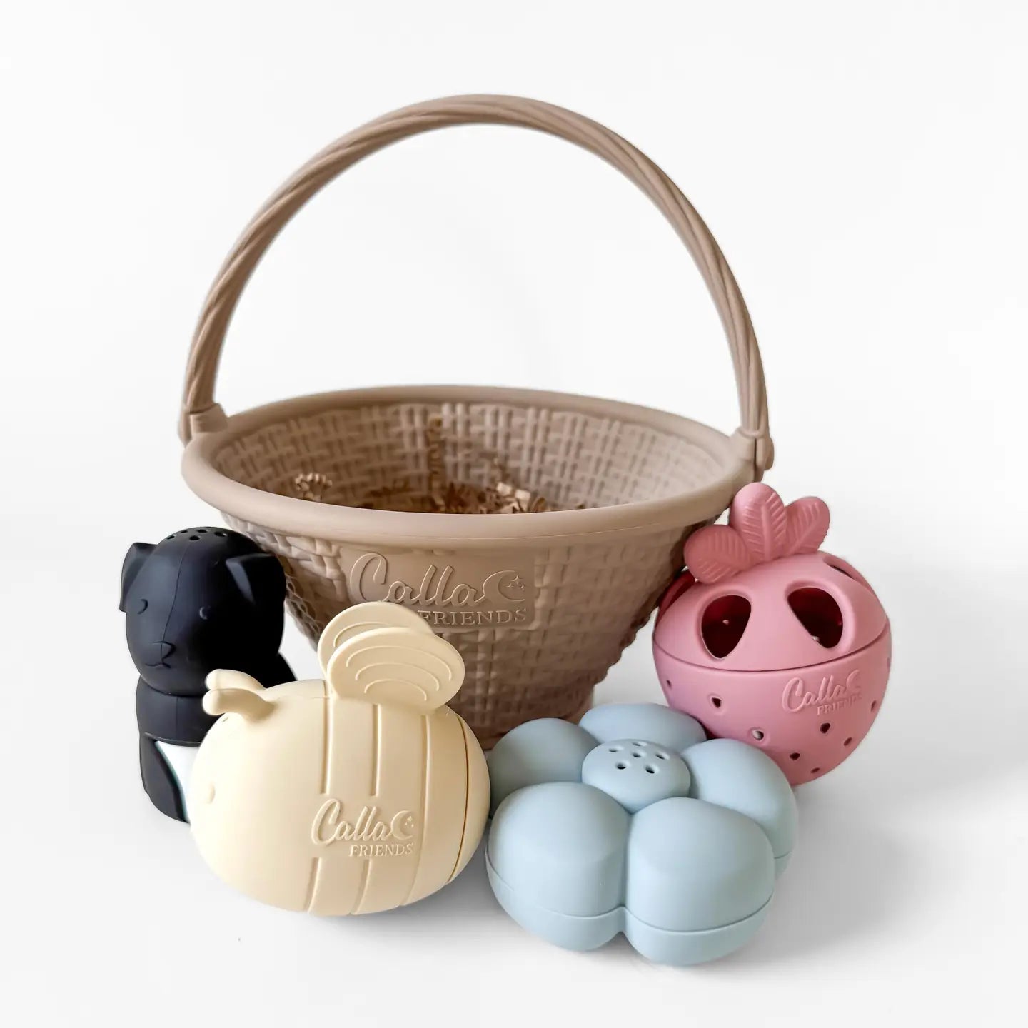 Strawberry Patch Bath Toys Calla & Friends Lil Tulips