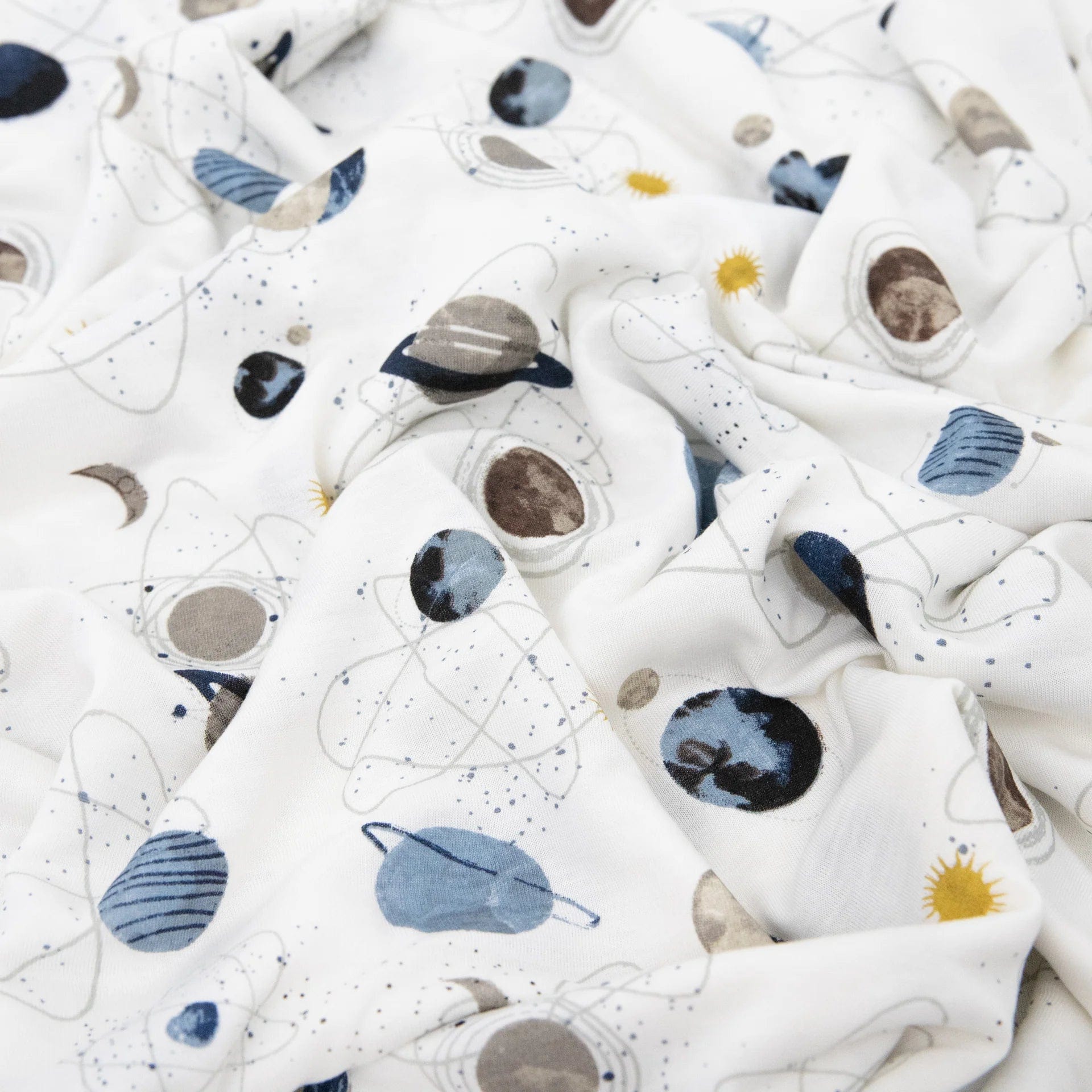 Stretch Knit Swaddle Blanket Planets Little Unicorn