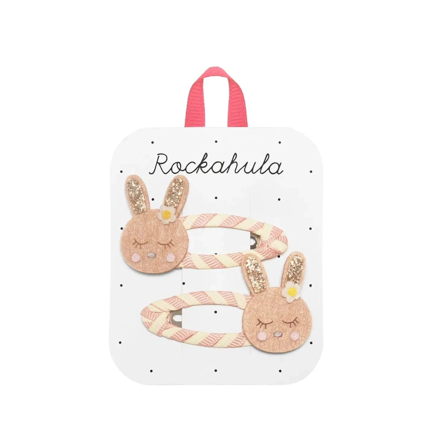 Stripy Bunny Clips Rockahula Kids buble Lil Tulips