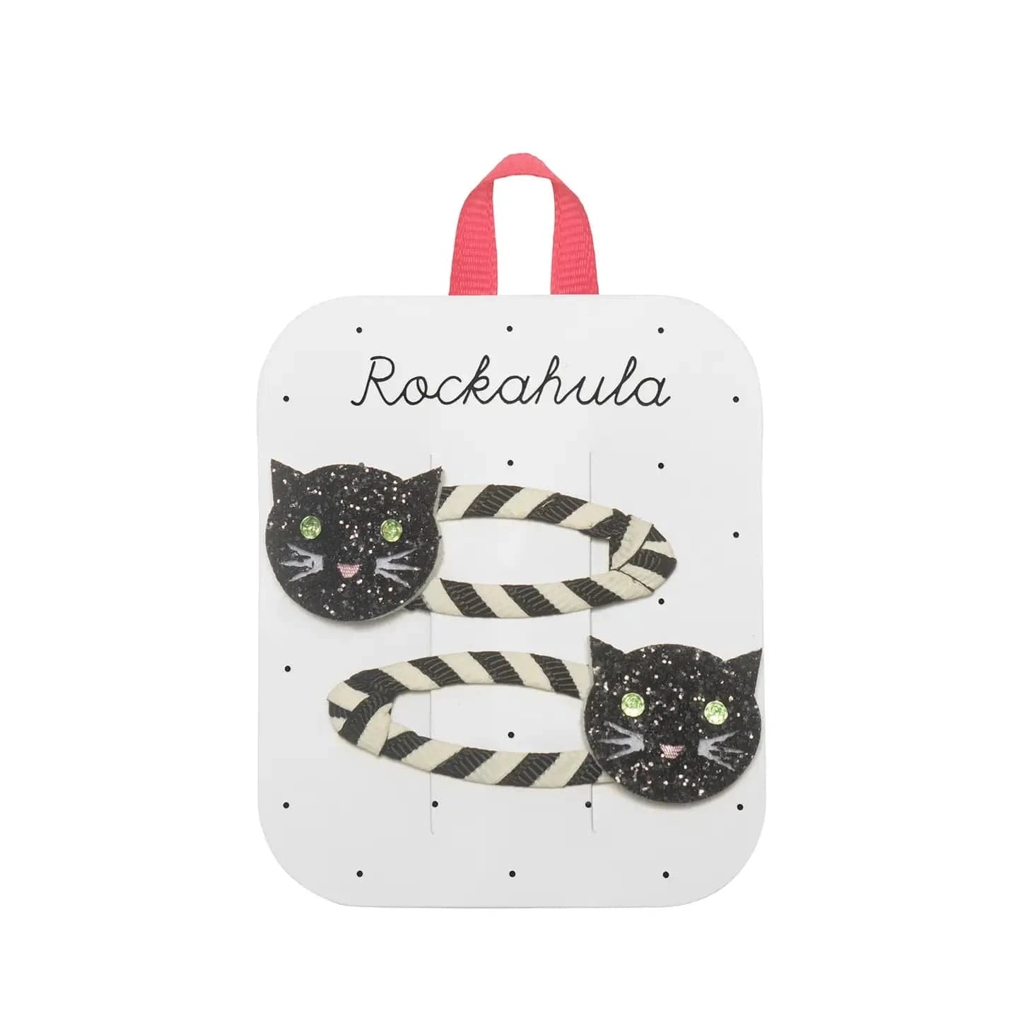 Stripy Cat Hair Clips Rockahula Kids buble Lil Tulips