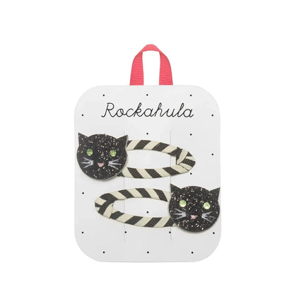 Stripy Cat Hair Clips Rockahula Kids buble Lil Tulips