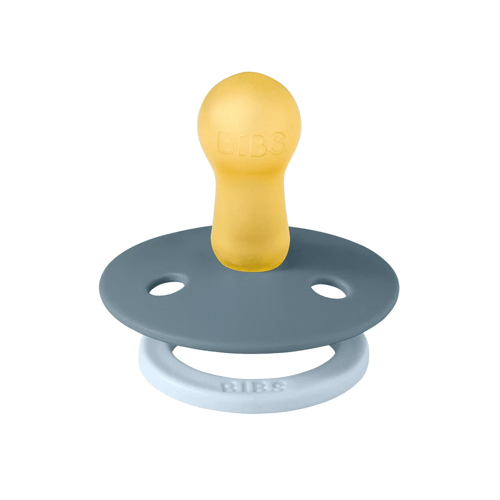 STUDIO Colour 2 Pack Fusion - Baby Blue Petrol Mix Bibs Pacifier Lil Tulips