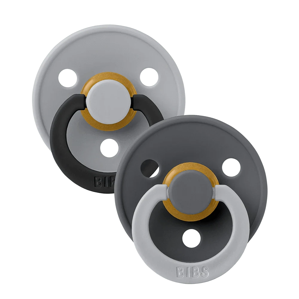 STUDIO Colour 2 Pack Fusion - Cloud Iron Mix Bibs Pacifier Lil Tulips