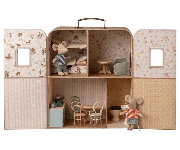 SuitCasa, Little Sister and Brother Mouse Maileg Lil Tulips