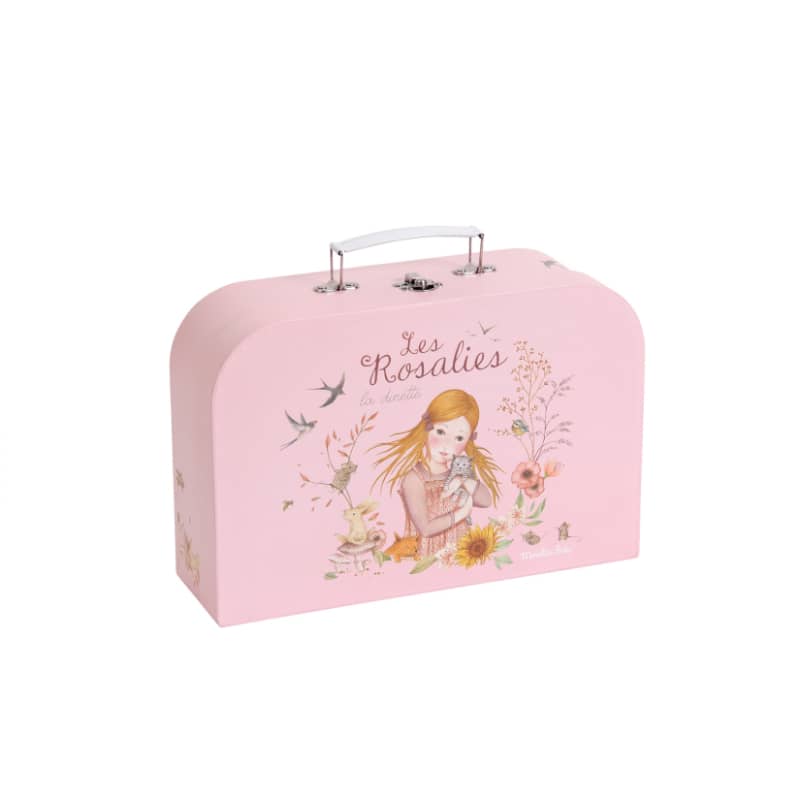 Suitcase - Tea Party Metal Set The Rosalies Moulin Roty Lil Tulips