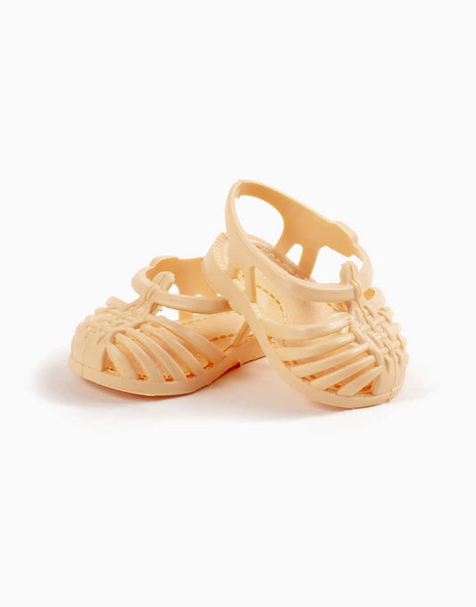 Sun Beach Sandals for Doll - Peach Minikane Lil Tulips