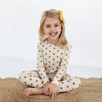 Sunflowers Ribbed Two-Piece Set Brave Little Ones Lil Tulips